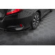 Body kit e accessori visivi Alette laterali posteriori Honda Civic Mk10 | race-shop.it
