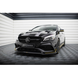 MAXTON DESIGN splitter anteriore per Mercedes-AMG CLA 45 Aero C117 Facelift, nero lucido, V3