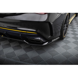Splitter posteriore centrale (con strisce verticali) Mercedes-AMG CLA 45 C117 Facelift
