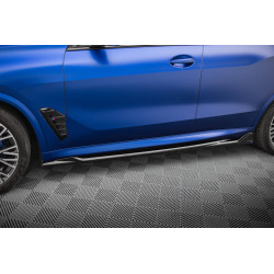 MAXTON DESIGN diffusori minigonne per BMW X5 M-Pack G05 Facelift, nero lucido, V2