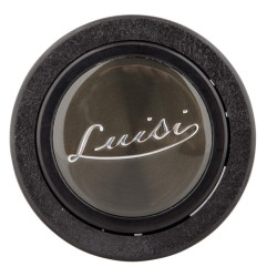 Steering wheel horn button Volanti Luisi STORICO - nero with silver "LUISI"