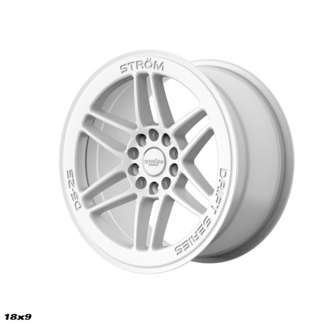 ALU disky STROM STROM DS-25 cerchio 18x9 5x114/120 72.6 ET33, Bianco lucido | race-shop.it