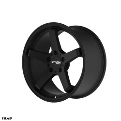 STROM DS-35 cerchio 18x10.5 5x120 72.6 ET10, Full Satin Nero