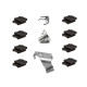 Tappi collettore di aspirazione Set of intake manifold caps for VAG 2.0 TDI CR V2 (no gasket) | race-shop.it