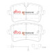 Dischi freno DBA DBA Brake Pads Xtreme Performance, Rear Axle DB15101XP | race-shop.it