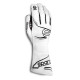 Guanti da gara omologati FIA Sparco ARROW+ (cuciture esterne), bianco