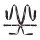 Cinture di sicurezza e accessori FIA 6 point safety belts SPARCO COMPETITION H-3 STEEL, black | race-shop.it