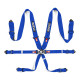 Cinture di sicurezza e accessori FIA 6 point safety belts SPARCO COMPETITION H-3 STEEL, blue | race-shop.it