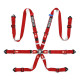 Cinture di sicurezza e accessori FIA 6 point safety belts SPARCO COMPETITION H-2 PU, red | race-shop.it