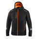 Felpe con cappuccio e giacche SPARCO Men`s Technical SOFT-SHELL with Hood - black/orange | race-shop.it