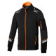 Felpe con cappuccio e giacche SPARCO ALABAMA TECH FULL ZIP - black/orange | race-shop.it