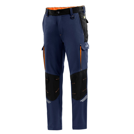 Lifestyle SPARCO Technical Pants SPARCO OREGON blue/orange | race-shop.it