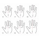 Guanti MOMO PERFORMANCE racing gloves with FIA homologation (external stitching), white | race-shop.it