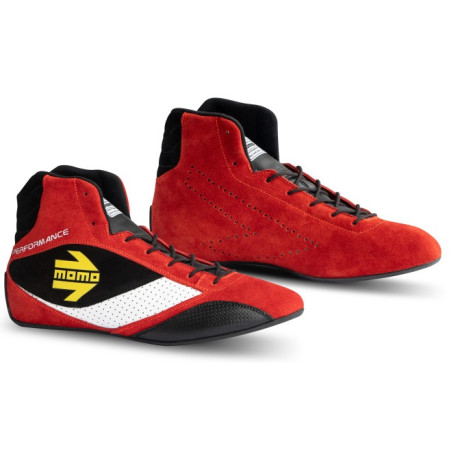 Scarpe MOMO PERFORMANCE FIA racing shoes, red | race-shop.it