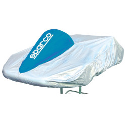 SPARCO Copertura per kart argento/blu