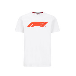 T-shirt da uomo F1, bianco