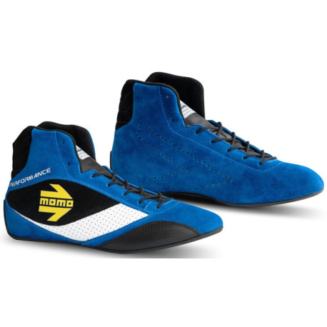 Scarpe MOMO PERFORMANCE FIA racing shoes, blue | race-shop.it