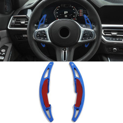 Leve del cambio in alluminio per BMW M5 F90 M6 F06 F12 F13, blu