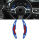 Paddle shifters Aluminium paddle shifters for BMW X5M F85 X6M F86 14-19, blue | race-shop.it