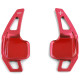 Paddle shifters Leve del cambio in alluminio per BMW 5er F10 F11 F07 6er F12 F13 F01, rosso | race-shop.it