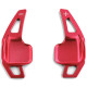 Paddle shifters Leve del cambio in alluminio per BMW 5er F10 F11 F07 6er F12 F13 F01, rosso | race-shop.it