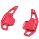 Paddle shifters Leve del cambio in alluminio per BMW 5er F10 F11 F07 6er F12 F13 F01, rosso | race-shop.it