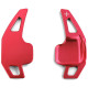 Paddle shifters Leve del cambio in alluminio per BMW 5er F10 F11 F07 6er F12 F13 F01, rosso | race-shop.it