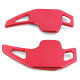 Paddle shifters Leve del cambio in alluminio per BMW 5er F10 F11 F07 6er F12 F13 F01, rosso | race-shop.it