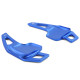 Paddle shifters Leve del cambio in alluminio per BMW 5er F10 F11 F07 6er F12 F13 F01, blu | race-shop.it