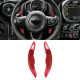 Paddle shifters Leve del cambio in alluminio per Mini Cooper F55 F56 Cabrio F57, rosso | race-shop.it