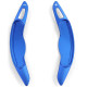Paddle shifters Leve del cambio in alluminio per Mini Cooper F55 F56 Cabrio F57, blu | race-shop.it