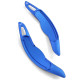 Paddle shifters Leve del cambio in alluminio per Mini Clubman F54 Countryman F60, blu | race-shop.it