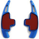 Paddle shifters Leve del cambio in alluminio per Mercedes W176 W177 W246 W247 W205 W213, blu | race-shop.it