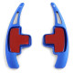 Paddle shifters Leve del cambio in alluminio per Mercedes W176 W246 W212 C207 A207 S212, blu | race-shop.it