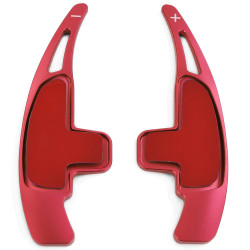 Aluminium paddle shifters for Mercedes AMG ML63 G63 G65 W463 GL63 GLA45, red