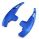 Paddle shifters Leve del cambio in alluminio per Mercedes AMG SL63 65 R230 SLK55 R171 SLS, blu | race-shop.it