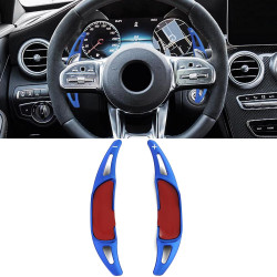 Aluminium paddle shifters for Mercedes AMG SL63 R231 AMG GT C190, blue