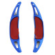 Paddle shifters Leve del cambio in alluminio per Mercedes AMG G63 W463 GLA35 GLA45 X156, blu | race-shop.it
