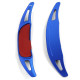Paddle shifters Leve del cambio in alluminio per Mercedes AMG G63 W463 GLA35 GLA45 X156, blu | race-shop.it