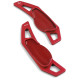Paddle shifters Leve del cambio in alluminio per Smart ForFour 453 14-18, rosso | race-shop.it