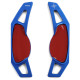 Paddle shifters Leve del cambio in alluminio per Smart ForFour 453 14-18, blu | race-shop.it