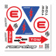 Staccabatterie e accessori Adesivi da rally OMP | race-shop.it