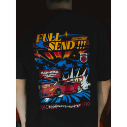 FURTBOKEM T-shirt 350Z FULL SEND, nero (race-shop collab)