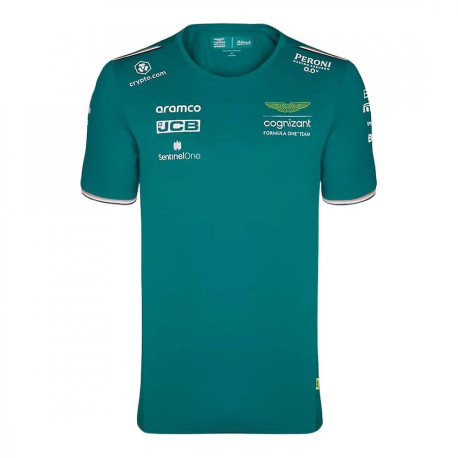 Magliette T-shirt da uomo ASTON MARTIN F1, verde | race-shop.it