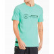 Magliette T-shirt da uomo MERCEDES AMG PETRONAS ESS F1, verde menta | race-shop.it