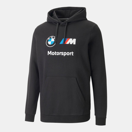 Felpe con cappuccio e giacche Puma BMW Motorsport MMS Essential mens FT hoodie - Black | race-shop.it