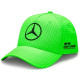 Cappellini Mercedes-AMG Petronas Lewis Hamilton cap, neon green | race-shop.it
