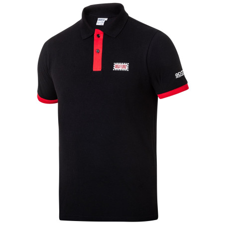 Magliette Polo SPARCO TARGA FLORIO ORIGINAL, nero | race-shop.it