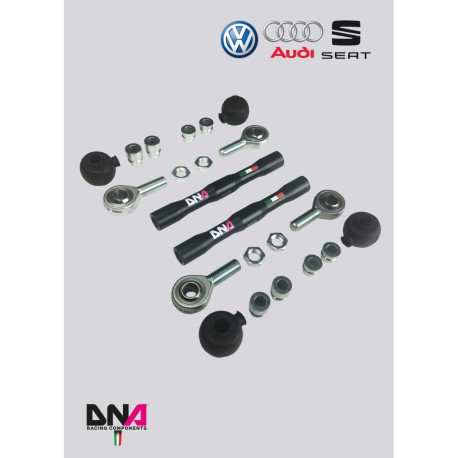 Audi DNA RACING kit tiranti regolabili per AUDI A1 (2003-2012) 2.0 S1 TFSI E 2.0TFSI SOLO QUATTRO | race-shop.it