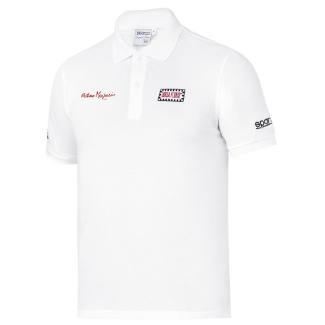 Magliette SPARCO polo ARTURO MERZARIO SIGNATURE - bianco | race-shop.it